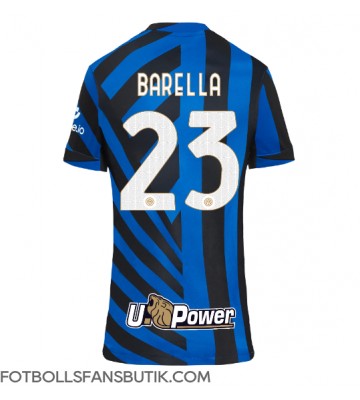 Inter Milan Nicolo Barella #23 Replika Hemmatröja Damer 2024-25 Kortärmad